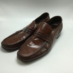 Florshiem Brown Leather Loafers Size Mens 13 D